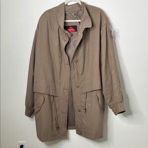 Oversized Utility Jacket Taupe | Lightweight Anorak | 2X
